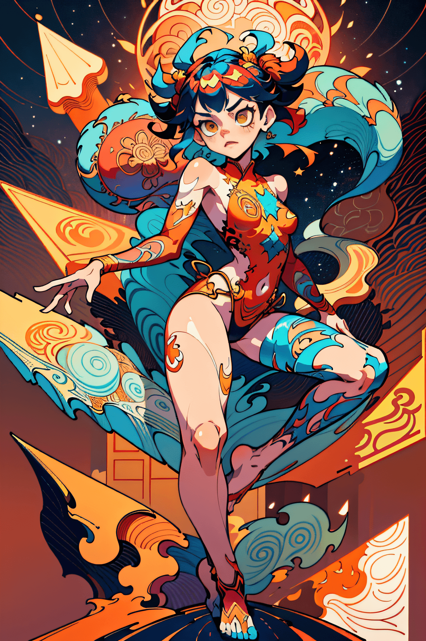 AI generated: absurd, highres, ultra detailed, (ultra-detailed background, detailed background), extremely detaile...