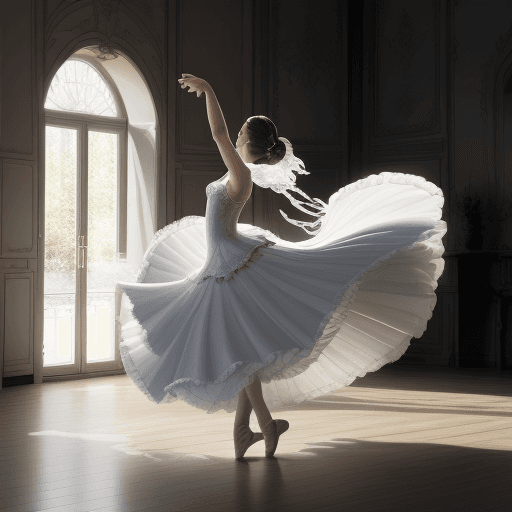 AI generated: danse entre une plume et un fin pinceau sur une page de poesie