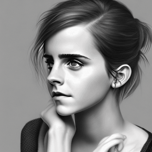 AI generated: emma watson, hyper realism, high detail, 8k