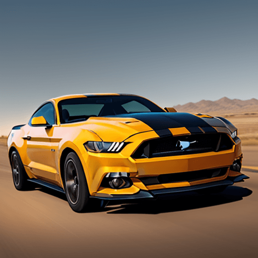 AI generated: Mustang