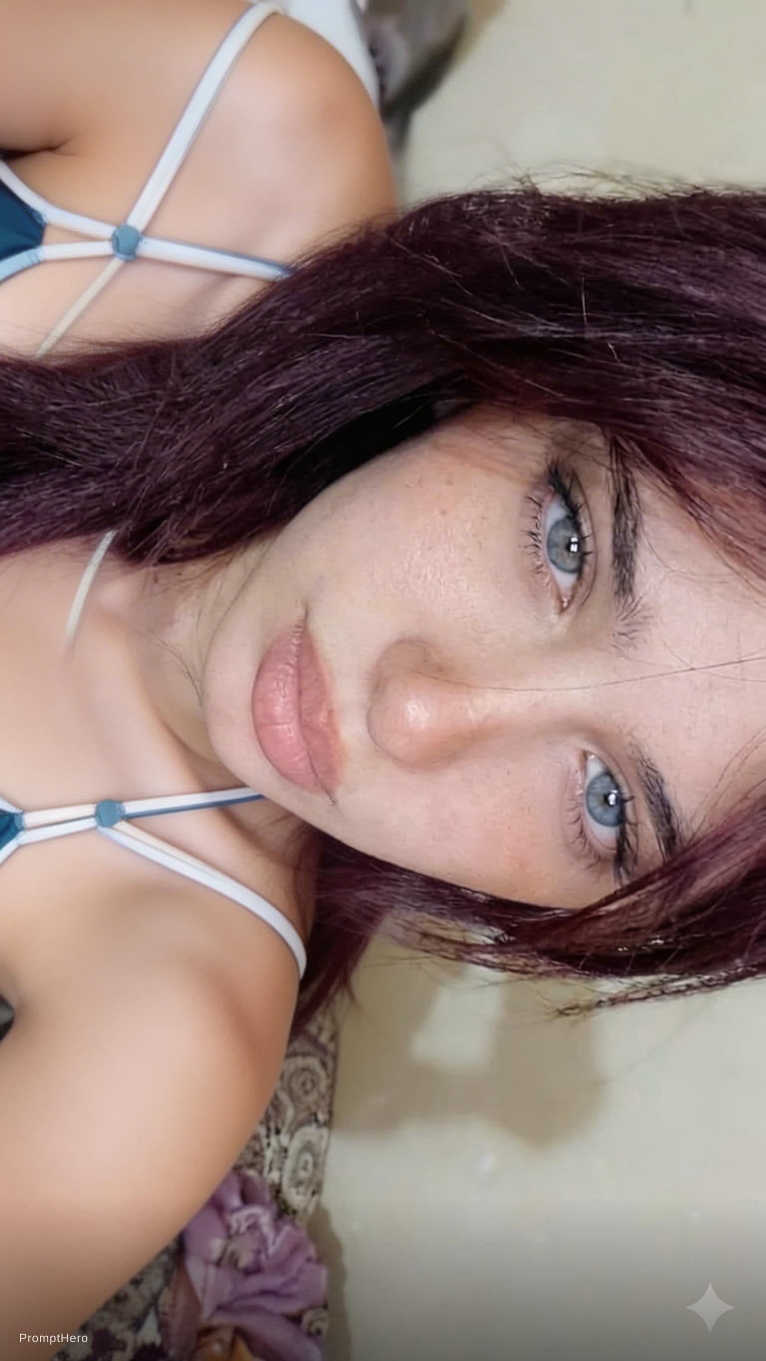 AI generated: Keep the whole image same ...
Just edit the following:
Replace her current bikini set with the this ...