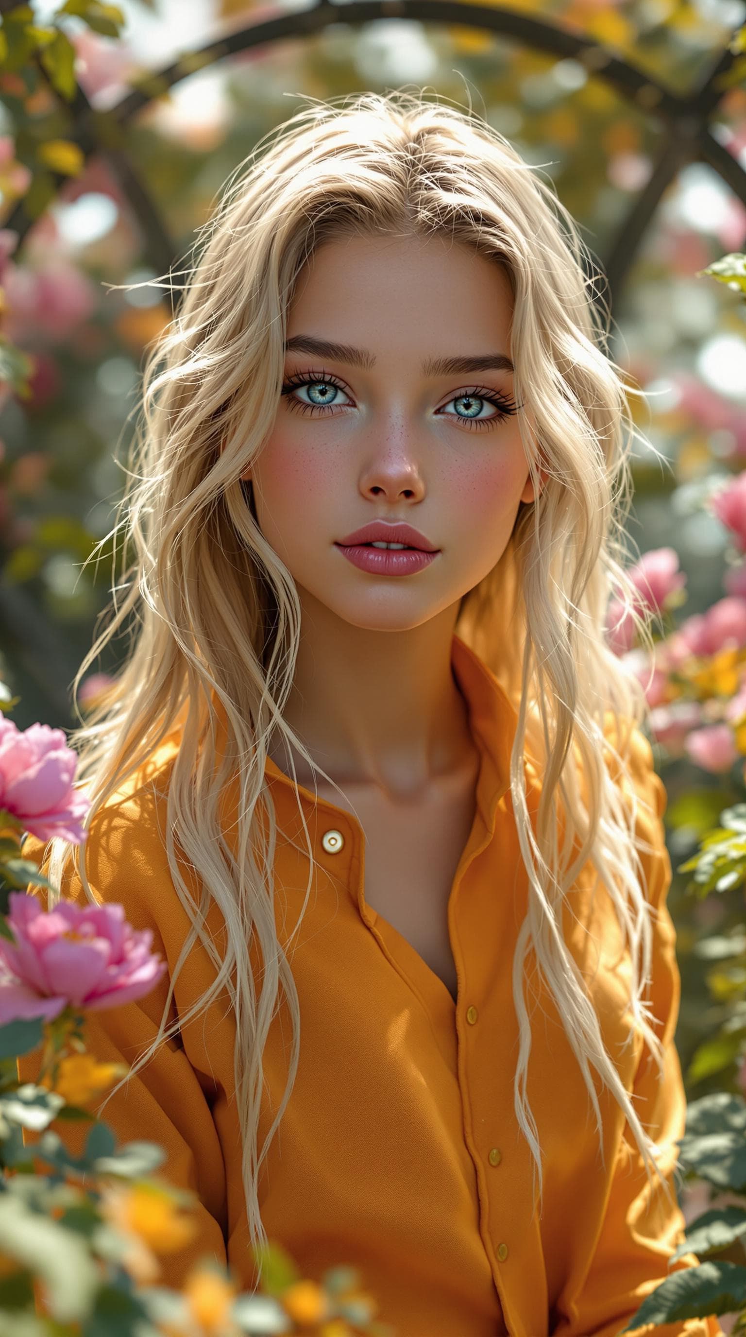 AI generated: a realistic photo of the most exceptionally beautiful girl (tween) in the word, highly detailed, (ma...