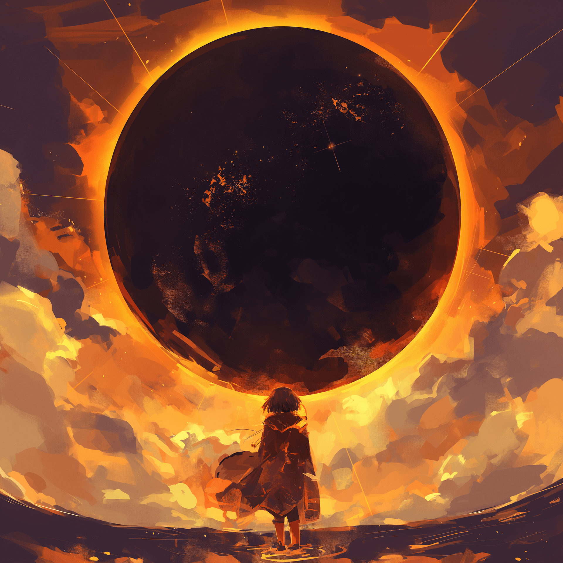 AI generated: Solar Eclipse --niji 6