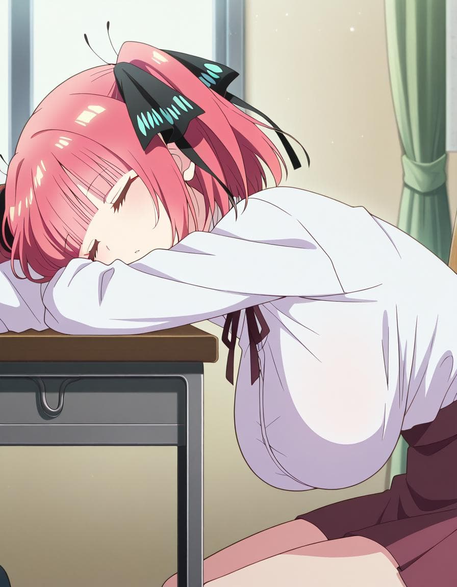 Sleeping On Desk - Concept