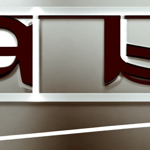 AI generated: a brand logo for the word ethos, use the first letter of the word ethos
