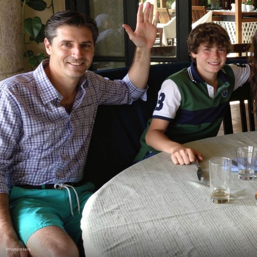 AI generated: put the boy flat over the man's knee. Make the boy cry.  Raise one of the man's hand's over the boys...