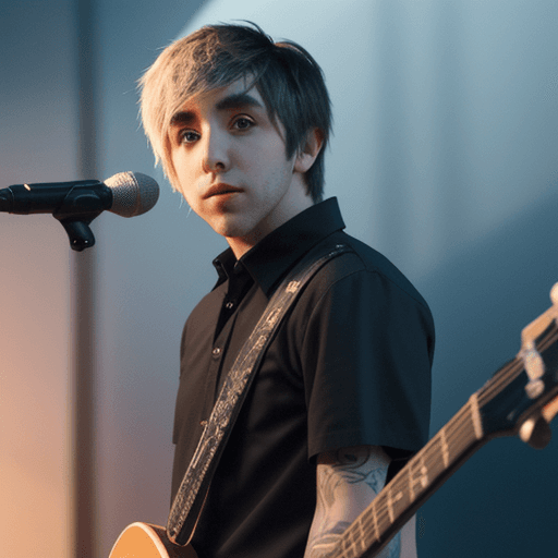 AI generated: Alex Gaskarth as an suyohara character