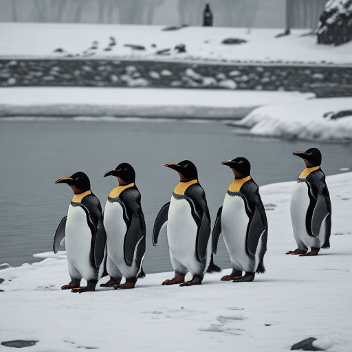 AI generated: penguins in Ukraine