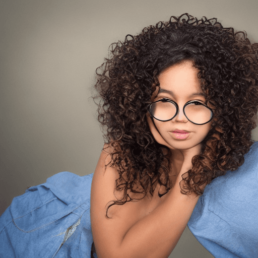 AI generated: A realistic photo of a brazilian mulatto woman, brazilian,  curly hair, black hair, black eyebows, m...