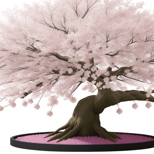AI generated: sakura tree