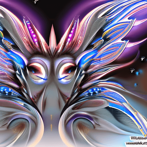 AI generated: Fantasy creature morphing from nemesis, diamond skin, sapphire hair, ice eyes, intricate detail, fan...