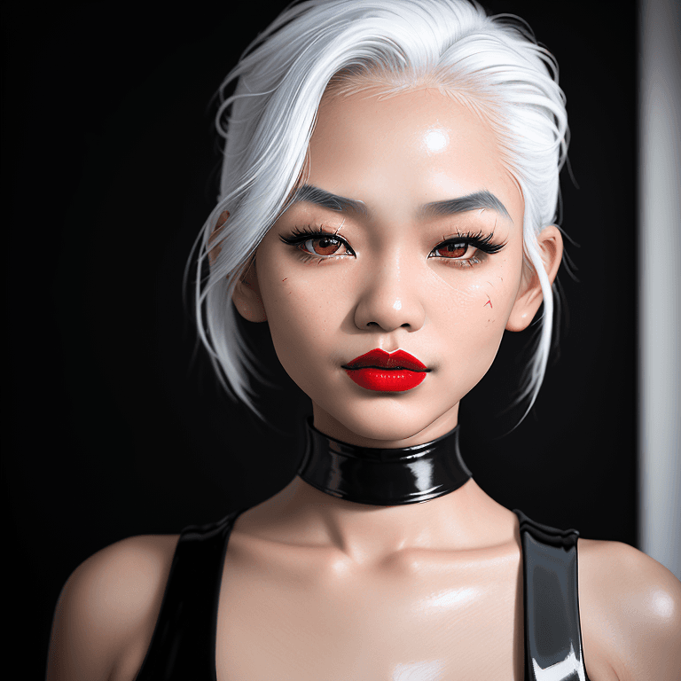 AI generated: (hyperrealism : 1. 4), (award winning: 1. 4) (masterpiece photo: 1. 4) BREAK 
a portrait photography...
