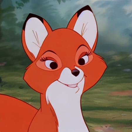 Cartoon fox Vixey 