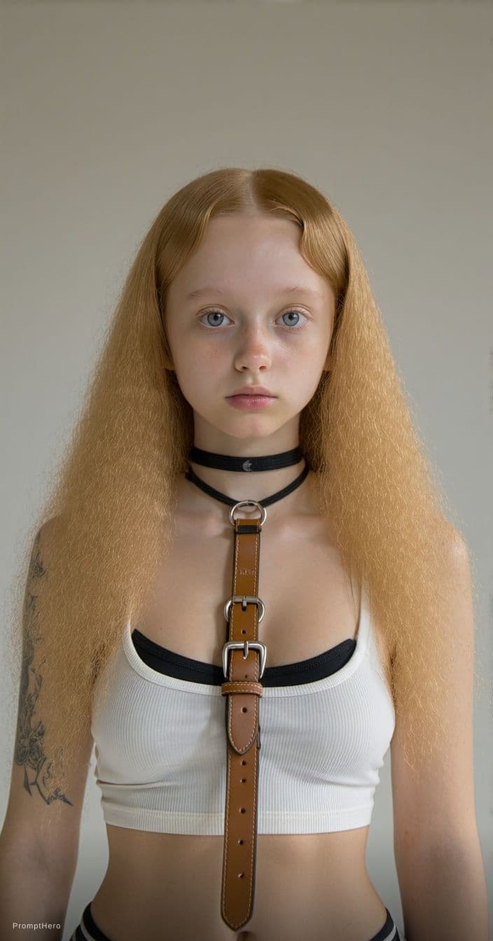 AI generated: strap girl