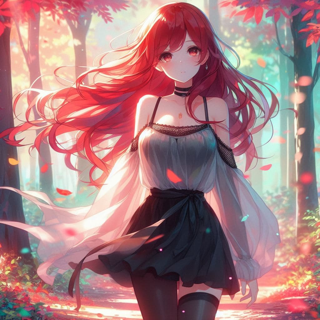 AI generated: digital 2D illustration, ethereal light, anime style, artwork, bright colors, aesthetic, hyper detai...