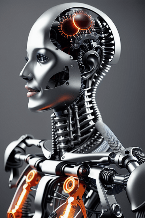 AI generated: 1mechanical girl,((ultra realistic details)), portrait, global illumination, shadows, octane render,...