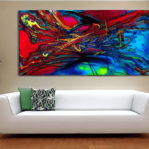 AI generated: abstract NEUROFUNK ART, 