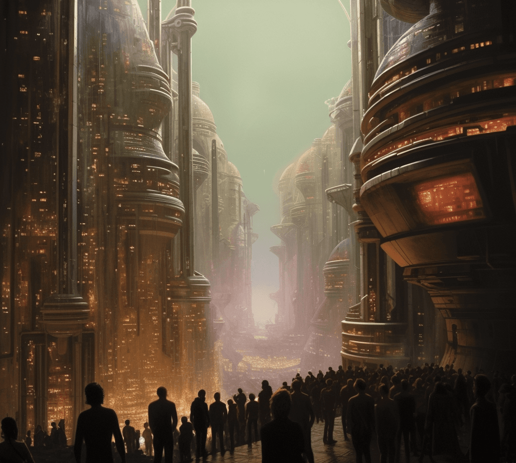 AI generated: brave new world, 1984, ultra-detailed, film photography, light leaks, trending on artstation, sharp ...