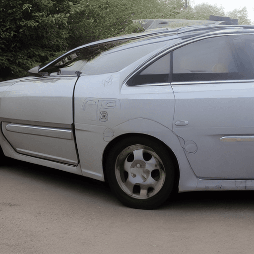 AI generated: car with realistic material