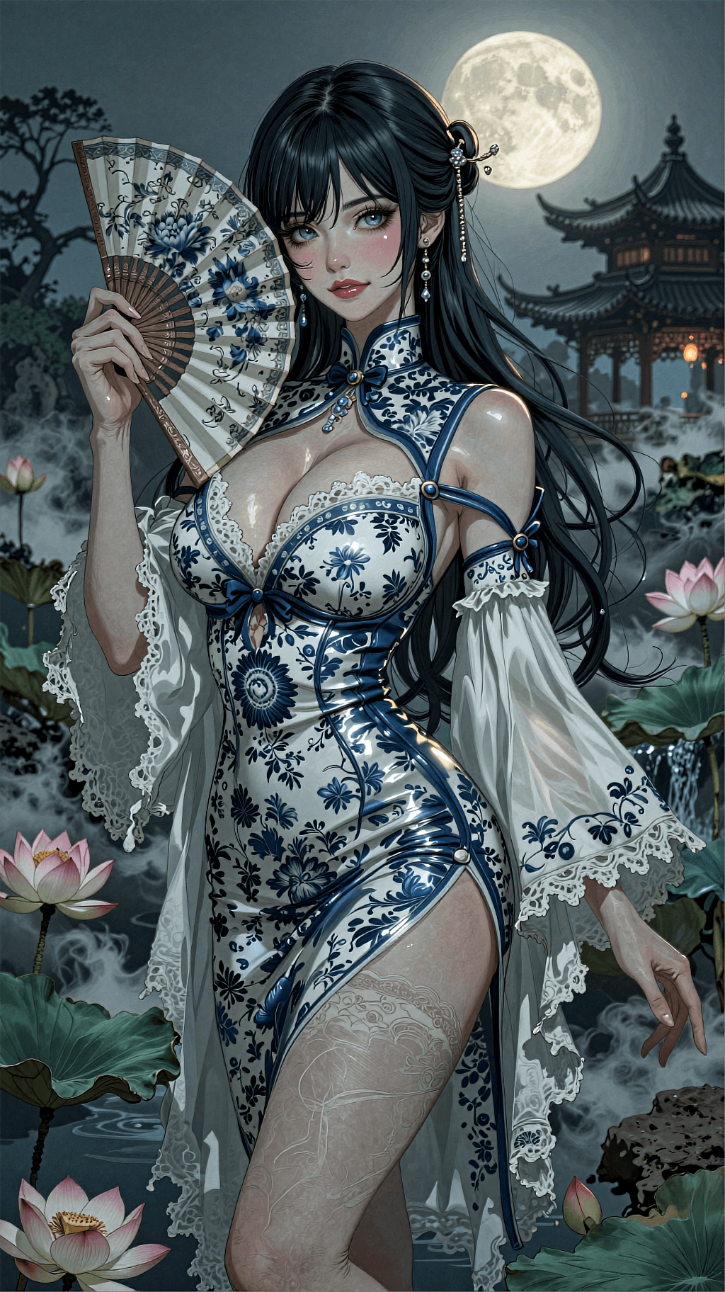 AI generated: (masterpiece:1.4), (best quality:1.4), (ultra-detailed:1.3), realistic anime style, hyperreal lighti...