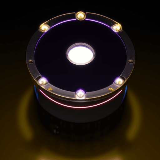AI generated: beautiful light emission diode