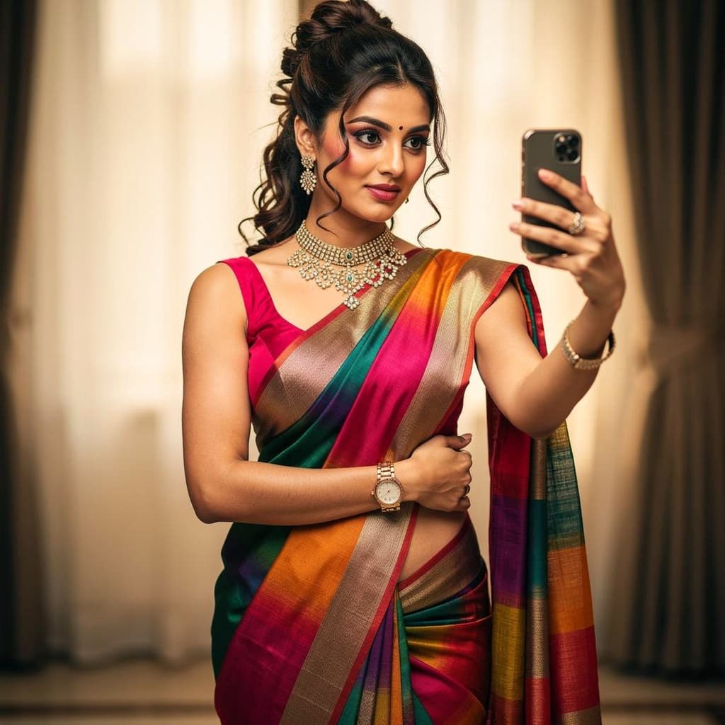 AI generated: full body view  of most beautiful white Indian girl as most beautiful indian girl, most beautiful gi...