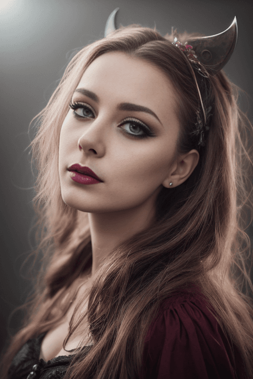AI generated: stunning, fantasy, lady bathory, victorian gothic manor, Victoria Frances, (french:0.3, italian:, Ro...