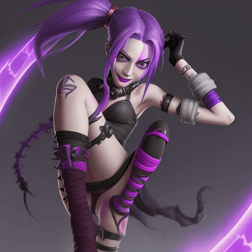 AI generated: jinx from arcane
