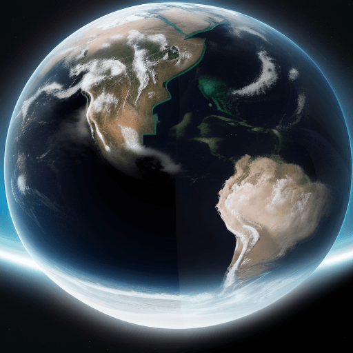 AI generated: a world without gravity