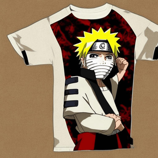 AI generated: hokage naruto t-shirt design