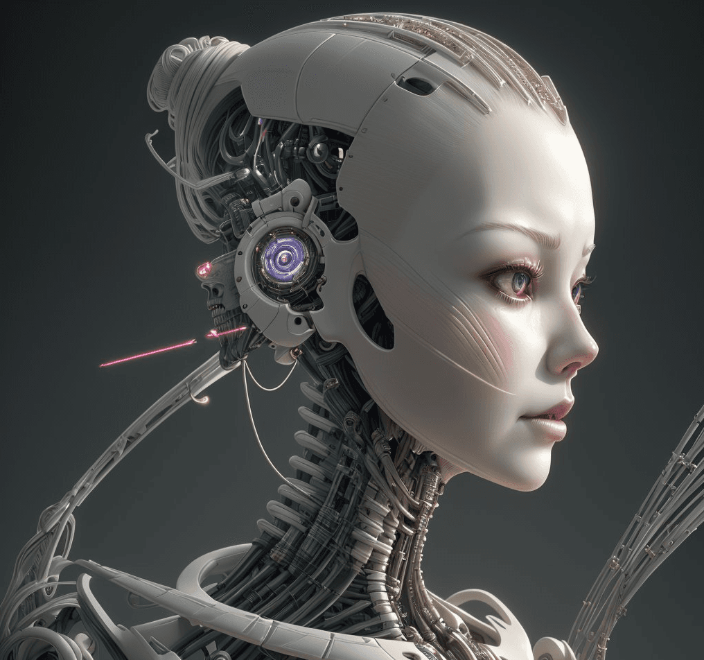 AI generated: Character Sheet, complex 3d render ultra detailed of a beautiful porcelain profile japan woman andro...