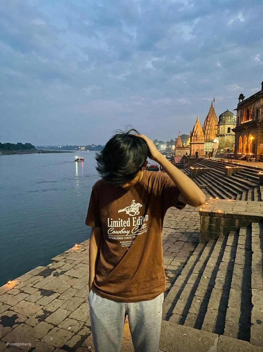 AI generated: Like real background any place for narmadapuram
