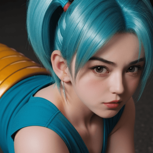 AI generated: bulma, dragon ball sex