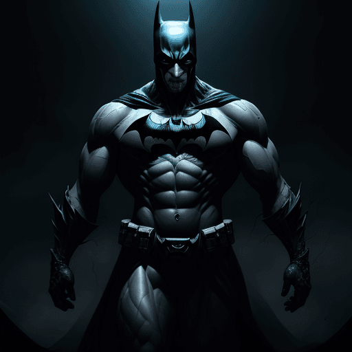 AI generated: A hyper-realistic depiction of  from batman, reimagined as a Void Arcanist in the distinctive style ...