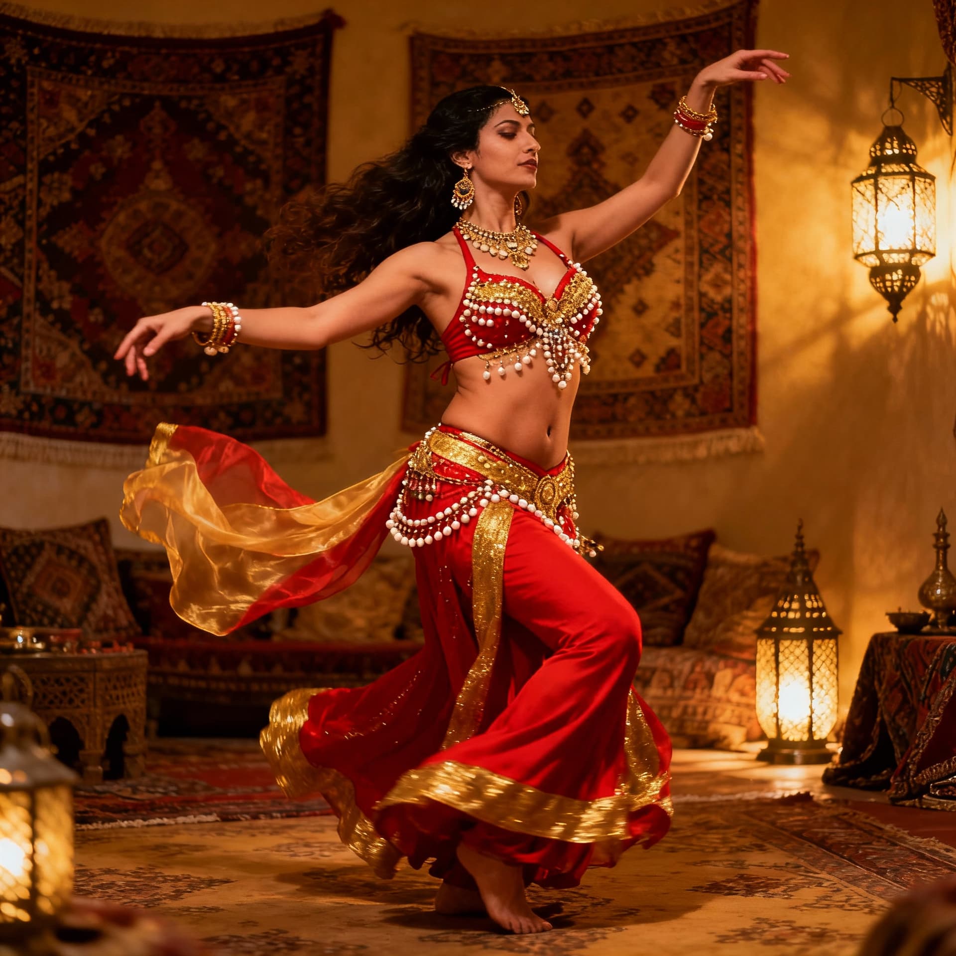 AI generated: Belly dancer