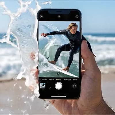 AI generated video: Animate the surfer in slow motion