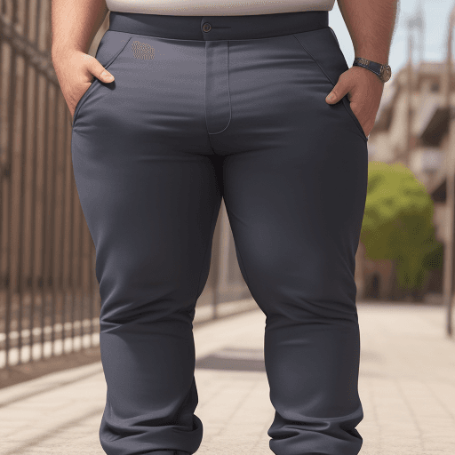 AI generated: obeso con pantalon corto
