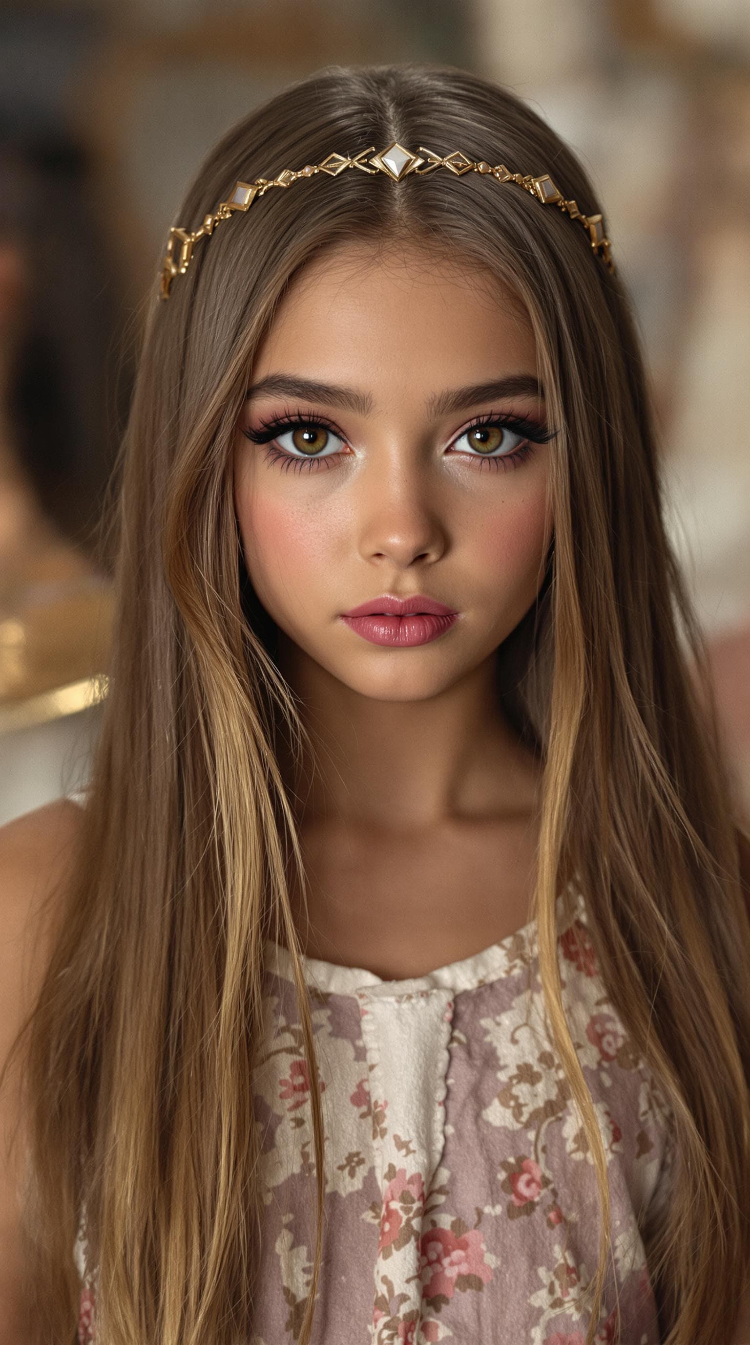 AI generated: a professional photo of a exceptionally beautiful girl in the world, (age 7) (futuristic),(masterpie...