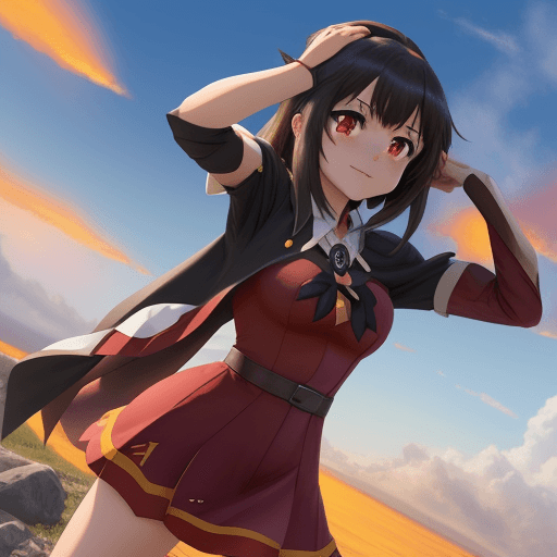 AI generated: megumin