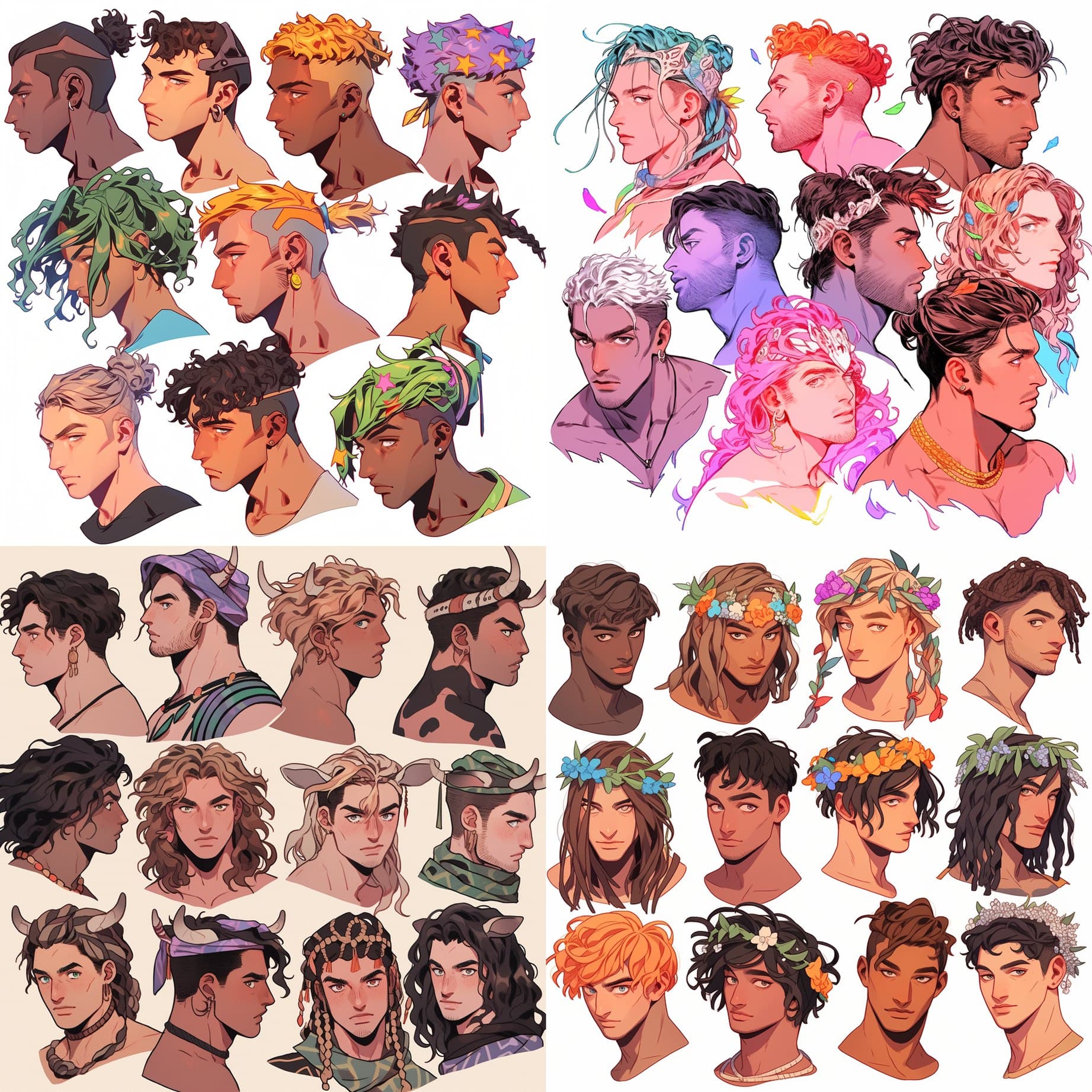 AI generated: Men 