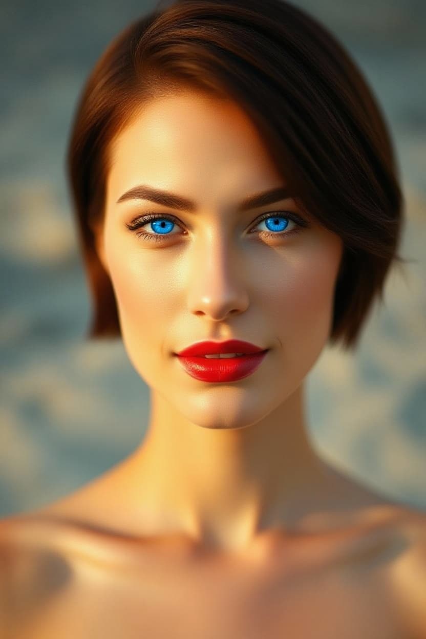 AI generated: "Image is a high-resolution, close-up portrait of a person with a fair complexion and short, tousled...