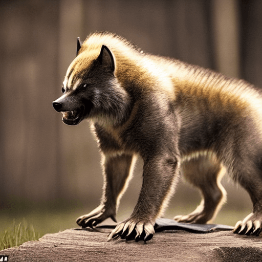 AI generated: the game 'worshipers' introduces an unnamed animal called wolverine to the trailer, in the style of ...