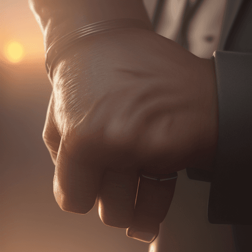 AI generated: Photo of a ultra realistic cufflink, linx engraving, dramatic light, pale sunrise, cinematic lightin...