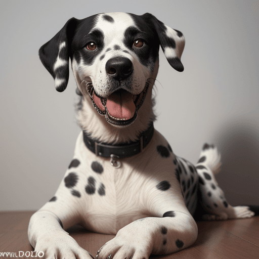 AI generated: perro de raza dalmata de dos años de edad