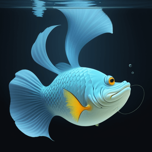 AI generated: An amorphous fish