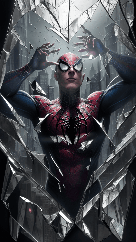 AI generated: highres,ultra-detailed,realistic,(best quality,8k,16k,masterpiece:1.2),shattered glass,mirror shards...