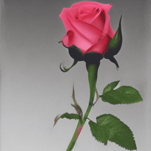 AI generated: a rose 