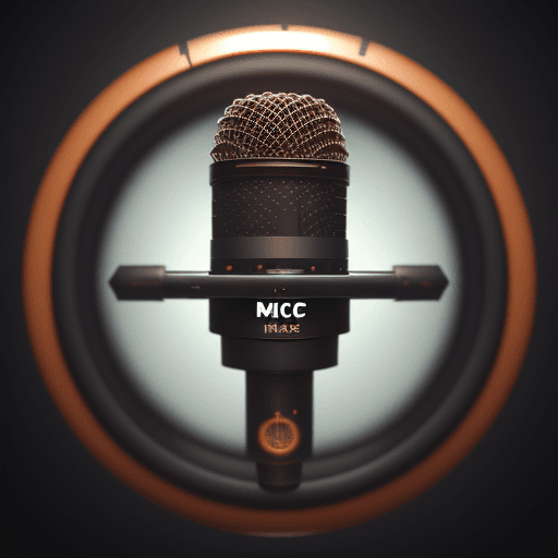 AI generated: Microfone logo for a band named Mic Mania, octane render, trending on artstation, cinematic, hyper r...