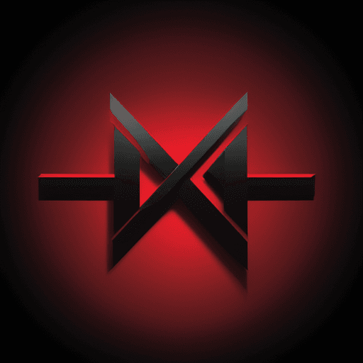 AI generated: hyperrealistic image of the word YBA, red color, black background