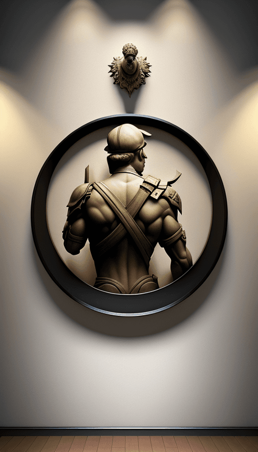 AI generated: inspirational wall art, masters, 32k, realistic, photo quality, 3d, 